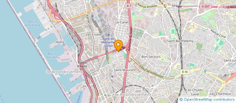 localisation de l'entreprise MONSIEUR SOFIANE BENAISSA à MARSEILLE