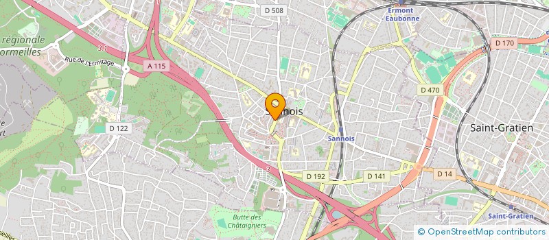 localisation de l'entreprise MONSIEUR SOFIANE BENAMMAR  SANNOIS