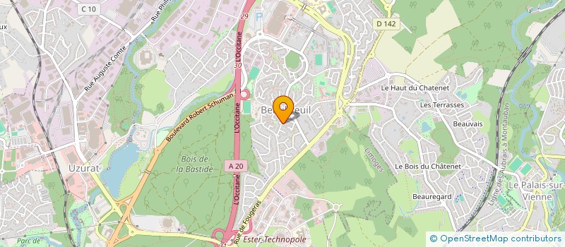 localisation de l'entreprise MONSIEUR SOFIANE BENATMANE à LIMOGES