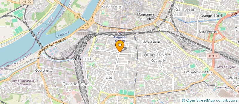 localisation de l'entreprise MONSIEUR SOFIANE BENDAHOU  AVIGNON