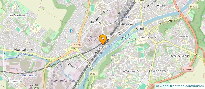 localisation de l'entreprise MONSIEUR SOFIANE BENFEKIR  CREIL