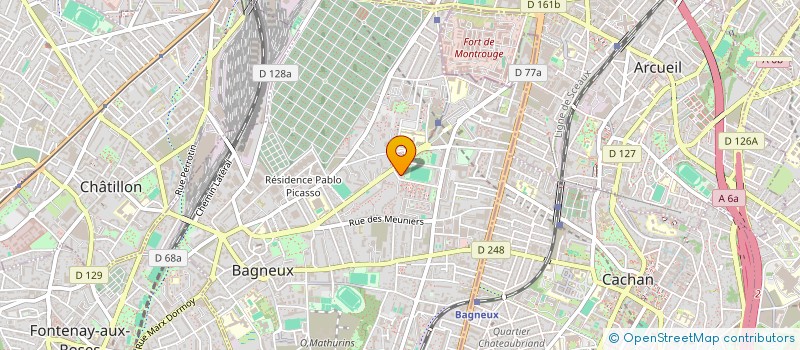 localisation de l'entreprise MONSIEUR SOFIANE BENHAMIDAT à BAGNEUX