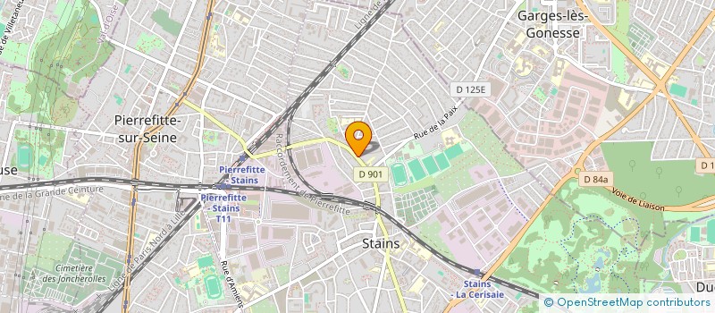 localisation de l'entreprise MONSIEUR SOFIANE BENJADI à STAINS