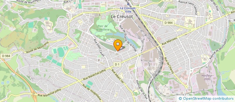 localisation de l'entreprise MONSIEUR SOFIANE BENMEDDAH ABDELLALI  LE CREUSOT