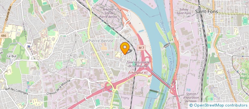 localisation de l'entreprise MONSIEUR SOFIANE BENMEHAIAOUI  OULLINS-PIERRE-BENITE