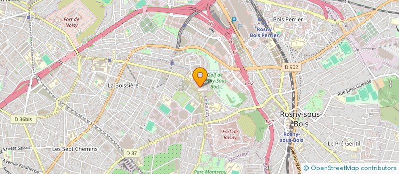 localisation de l'entreprise MONSIEUR SOFIANE BENMEZOUAR à ROSNY-SOUS-BOIS