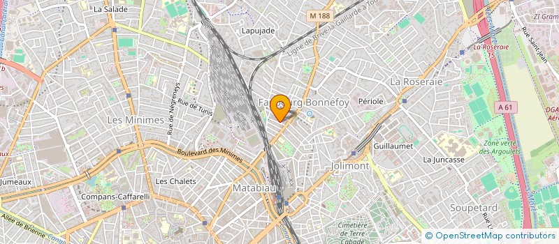 localisation de l'entreprise MONSIEUR SOFIANE BENNABI  TOULOUSE