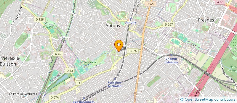 localisation de l'entreprise MONSIEUR SOFIANE BENREJDAL à ANTONY