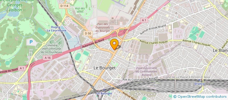 localisation de l'entreprise MONSIEUR SOFIANE BENYAHIA à LE BOURGET