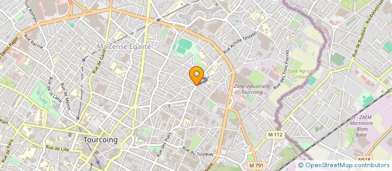 localisation de l'entreprise MONSIEUR SOFIANE BENYOUCEF  TOURCOING