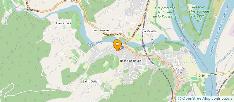 localisation de l'entreprise MONSIEUR SOFIANE BIOUD  VIVIERS