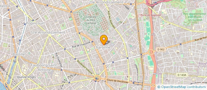 localisation de l'entreprise MONSIEUR SOFIANE BODINIER  PARIS