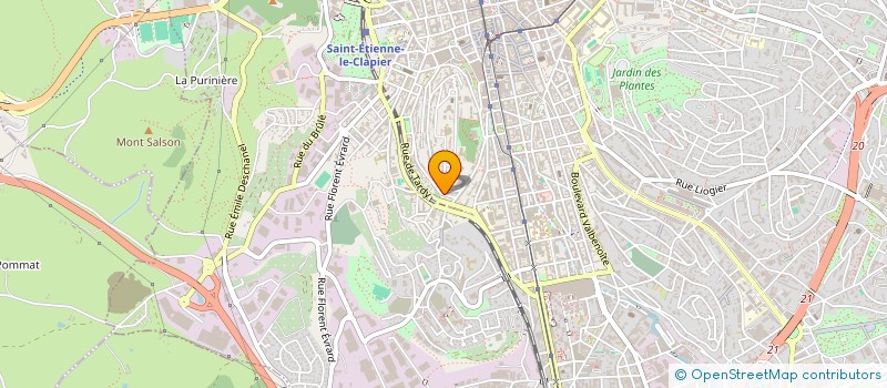 localisation de l'entreprise MONSIEUR SOFIANE BOUCHEBABA  SAINT-ETIENNE