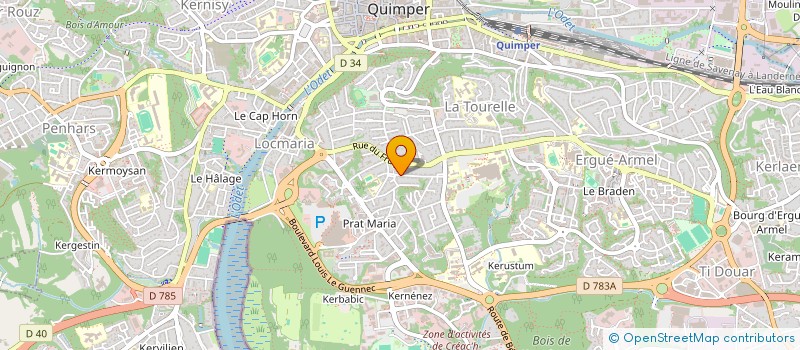 localisation de l'entreprise MONSIEUR SOFIANE BOUCHOUL à QUIMPER