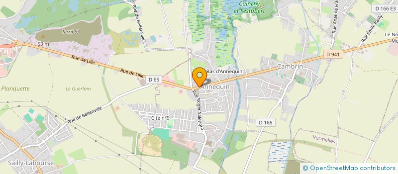 localisation de l'entreprise MONSIEUR SOFIANE BOUDJEMA  ANNEQUIN