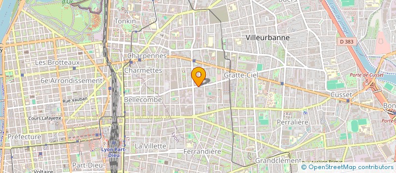 localisation de l'entreprise MONSIEUR SOFIANE BOUKERCHE  VILLEURBANNE