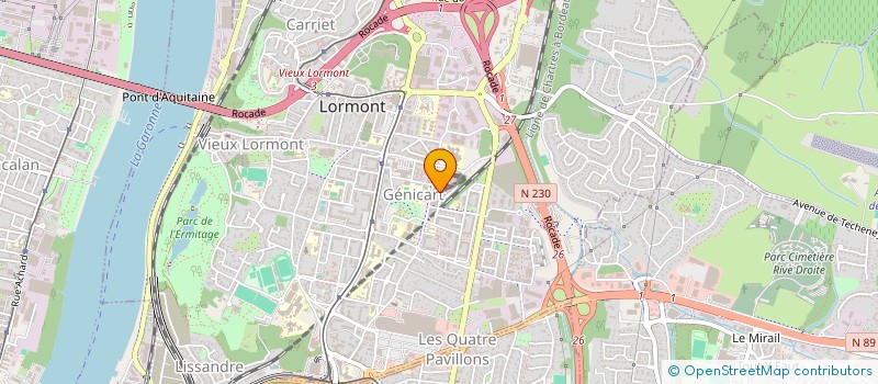 localisation de l'entreprise MONSIEUR SOFIANE BOUSBAIN  BORDEAUX