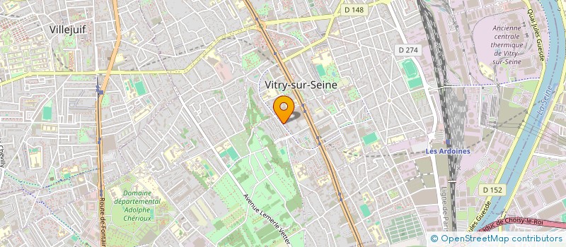 localisation de l'entreprise MONSIEUR SOFIANE BOUSSOUF à VITRY-SUR-SEINE