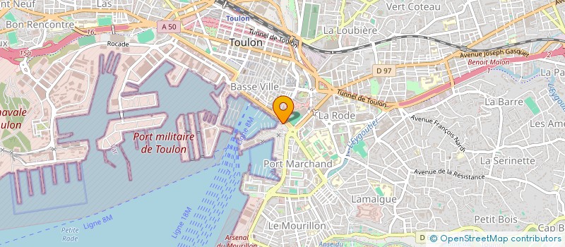 localisation de l'entreprise MONSIEUR SOFIANE BOUTELDJA  TOULON