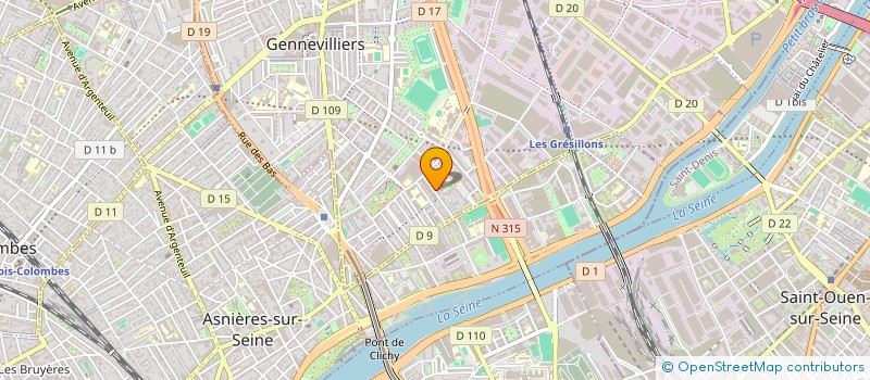 localisation de l'entreprise MONSIEUR SOFIANE BOUTOUIL à GENNEVILLIERS