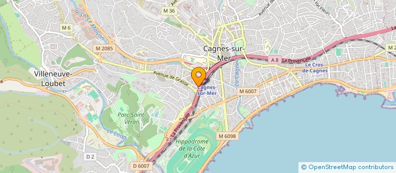 localisation de l'entreprise MONSIEUR SOFIANE BOUZAR  CAGNES-SUR-MER