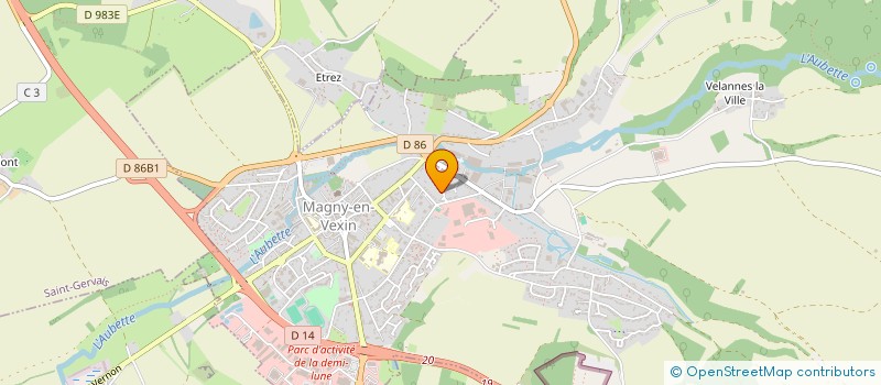 localisation de l'entreprise MONSIEUR SOFIANE BOUZIANE  MAGNY-EN-VEXIN