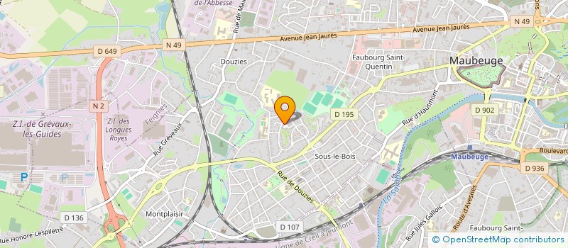 localisation de l'entreprise MONSIEUR SOFIANE BOZIAN  MAUBEUGE