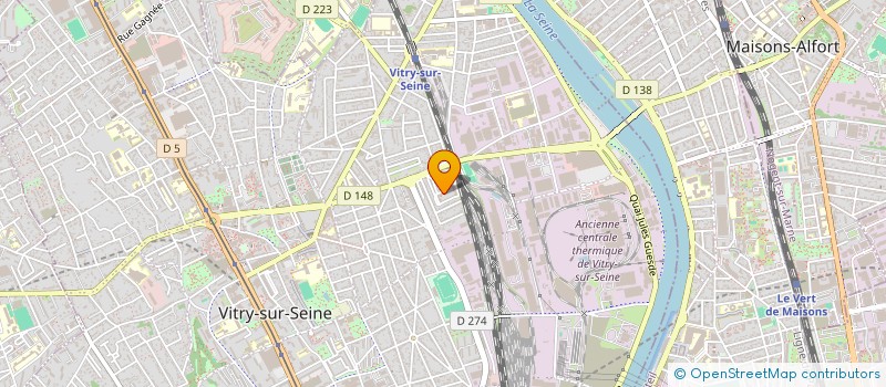 localisation de l'entreprise MONSIEUR SOFIANE CHAA à VITRY-SUR-SEINE