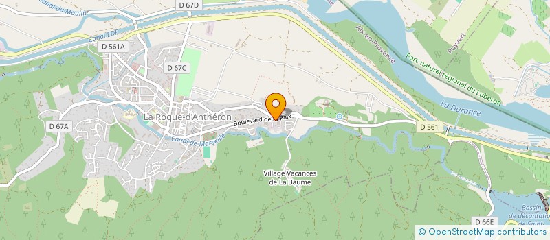 localisation de l'entreprise MONSIEUR SOFIANE CHADLI  LA ROQUE-D'ANTHERON