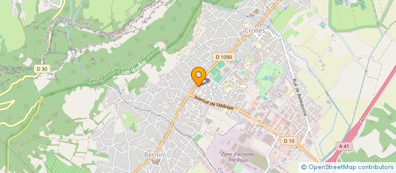 localisation de l'entreprise MONSIEUR SOFIANE CHAKRI  CROLLES