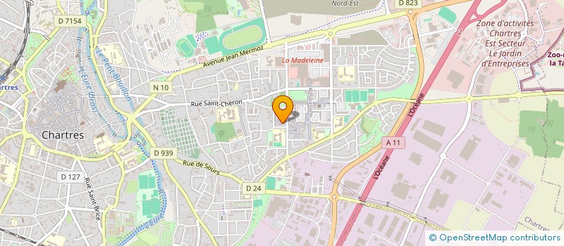 localisation de l'entreprise MONSIEUR SOFIANE CHBABI à CHARTRES