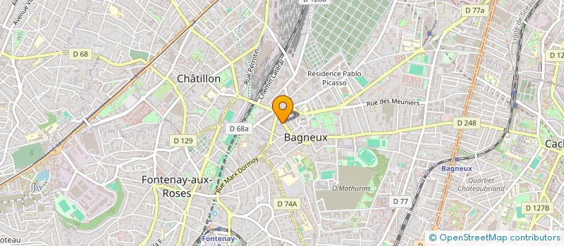 localisation de l'entreprise MONSIEUR SOFIANE CHEBBAH à BAGNEUX