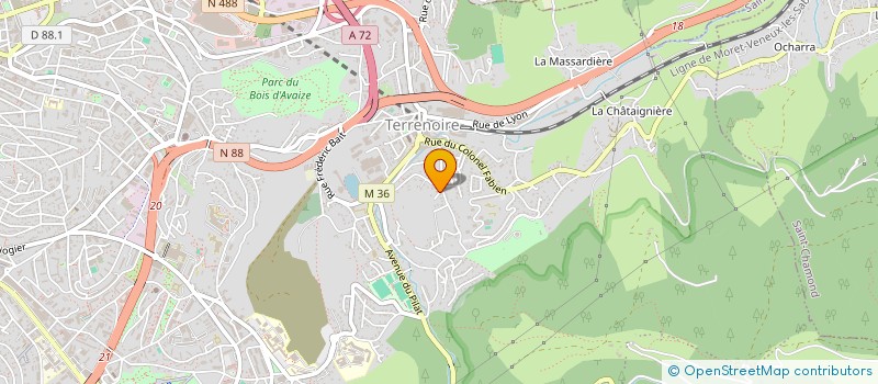 localisation de l'entreprise MONSIEUR SOFIANE CHEBIRA  SAINT-ETIENNE