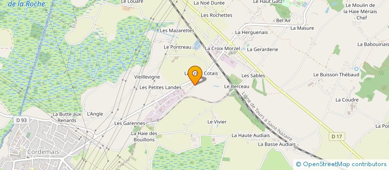 localisation de l'entreprise MONSIEUR SOFIANE CHEKIR  CORDEMAIS