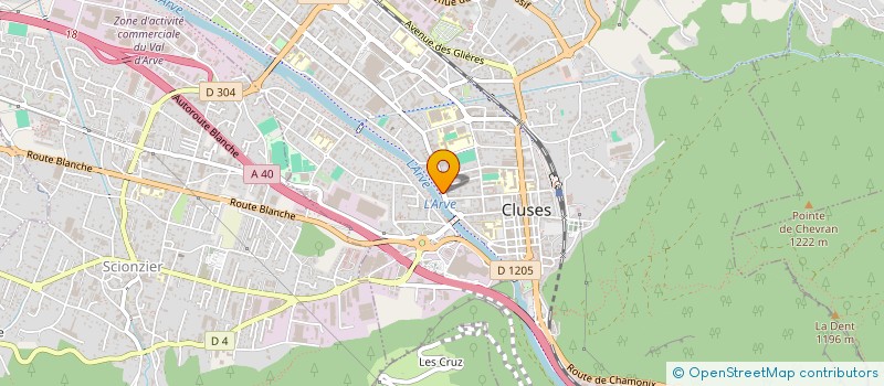 localisation de l'entreprise MONSIEUR SOFIANE CHEKIR  CLUSES