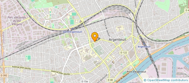 localisation de l'entreprise MONSIEUR SOFIANE CHELLI  ARGENTEUIL