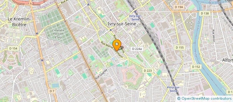 localisation de l'entreprise MONSIEUR SOFIANE CHELLIK  IVRY-SUR-SEINE