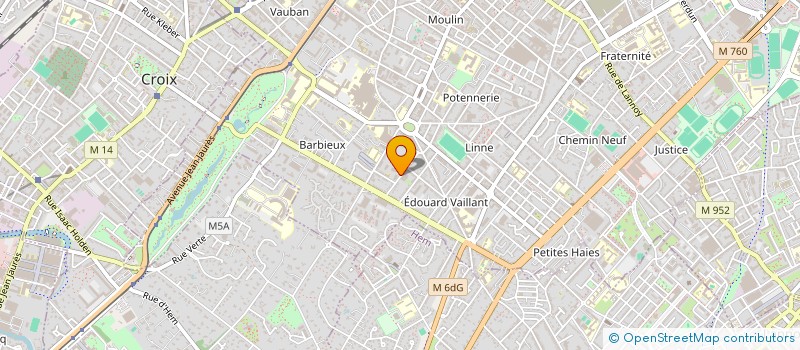 localisation de l'entreprise MONSIEUR SOFIANE CHERIFI  ROUBAIX