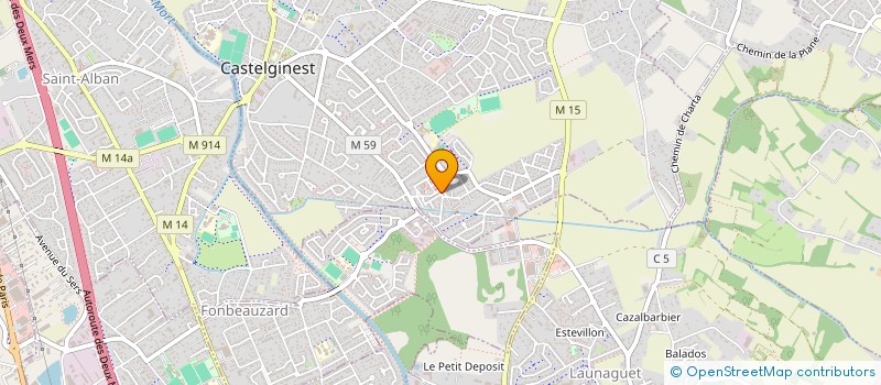 localisation de l'entreprise MONSIEUR SOFIANE CHERIFI  CASTELGINEST