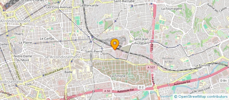 localisation de l'entreprise MONSIEUR SOFIANE CHOUIALI  MARSEILLE