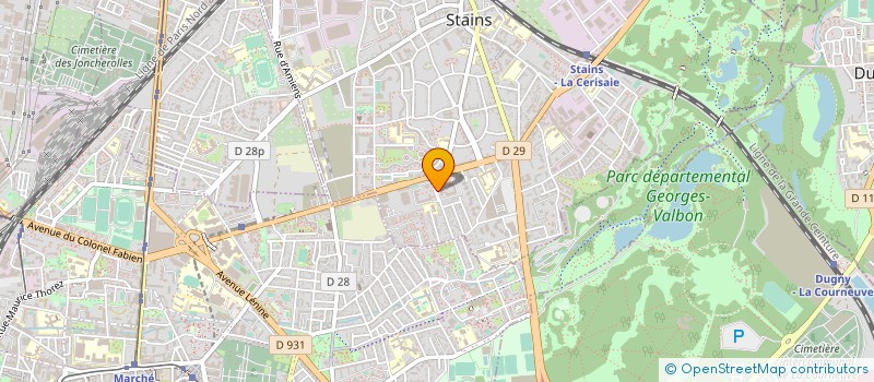 localisation de l'entreprise MONSIEUR SOFIANE DABEL à STAINS