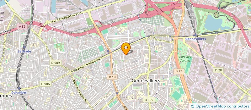 localisation de l'entreprise MONSIEUR SOFIANE DAIKHA  GENNEVILLIERS