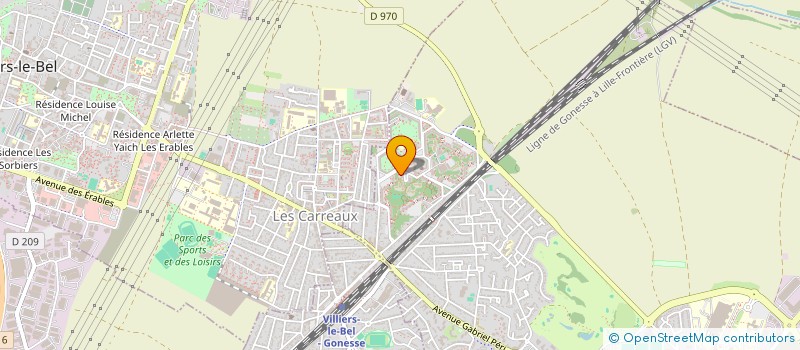 localisation de l'entreprise MONSIEUR SOFIANE DEBABECHE  GONESSE