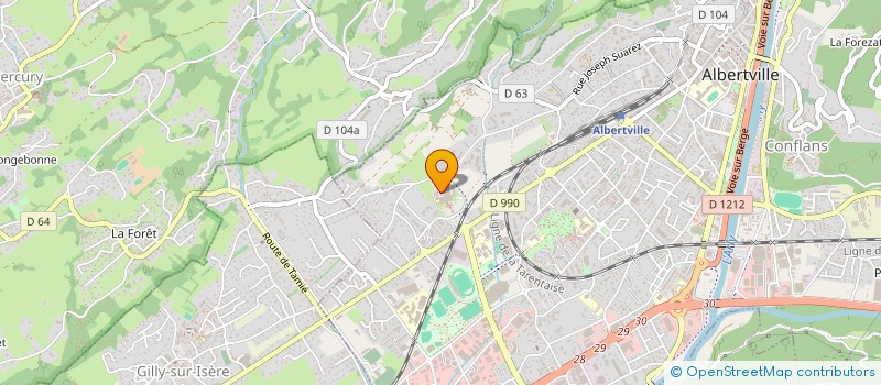 localisation de l'entreprise MONSIEUR SOFIANE DEMMANE  ALBERTVILLE