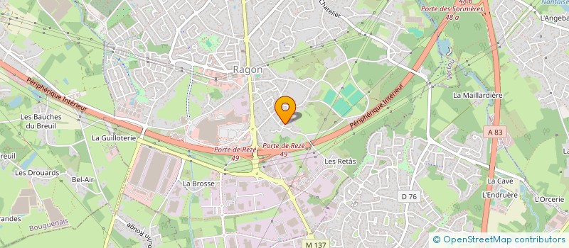 localisation de l'entreprise MONSIEUR SOFIANE DERRADJI  REZE