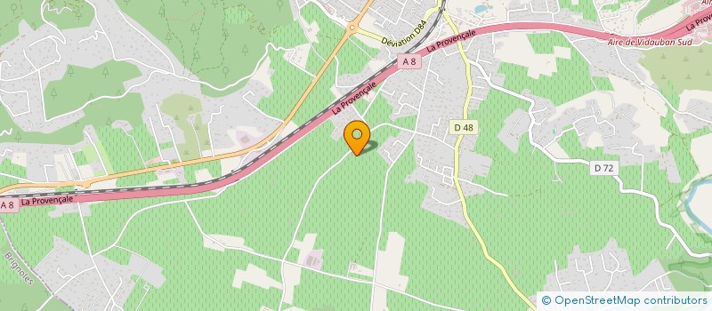 localisation de l'entreprise MONSIEUR SOFIANE DIF à VIDAUBAN