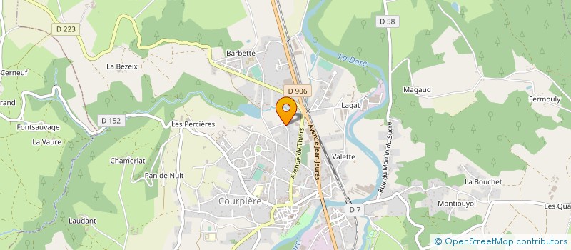 localisation de l'entreprise MONSIEUR SOFIANE DIOUANE à COURPIERE