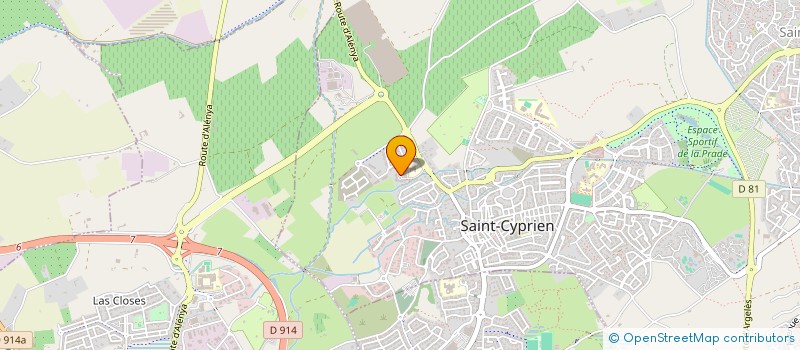 localisation de l'entreprise MONSIEUR SOFIANE DIOUANE  SAINT-CYPRIEN