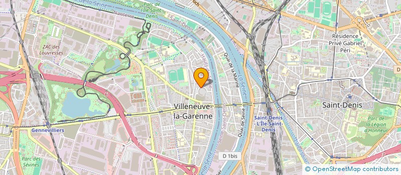 localisation de l'entreprise MONSIEUR SOFIANE DJAHNINE  VILLENEUVE-LA-GARENNE