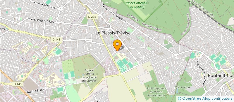 localisation de l'entreprise MONSIEUR SOFIANE DJAKDALI  LE PLESSIS-TREVISE